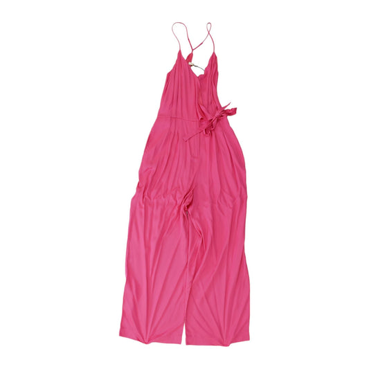 Pink Solid Jumpsuit
