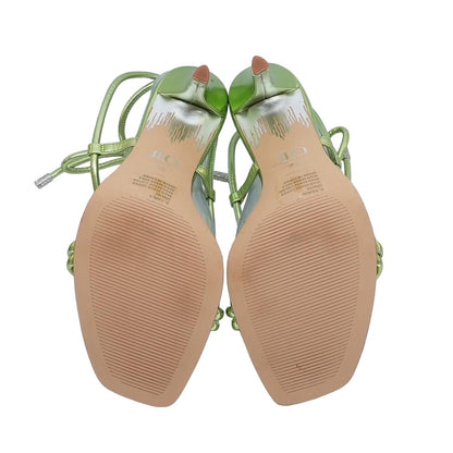 Green Rainia Pump Heels