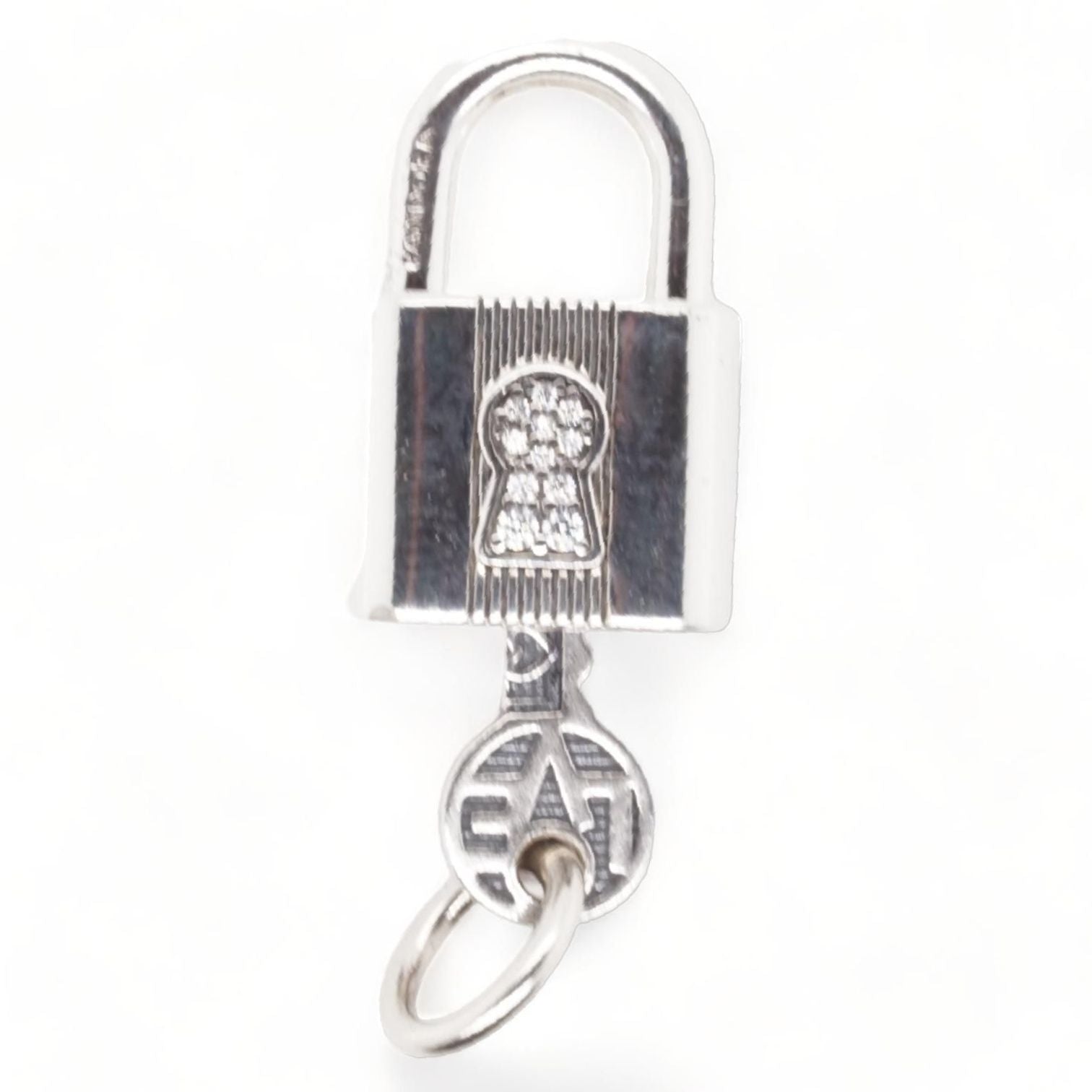 louis-vuitton silver key charm