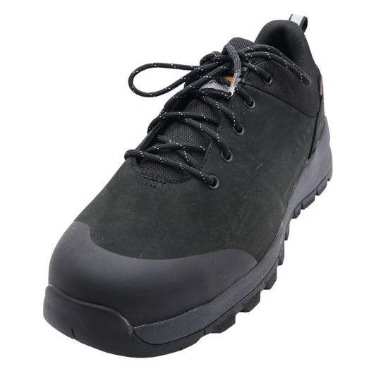 Outdoor Waterproof Black Leather Work/hiking Boots
