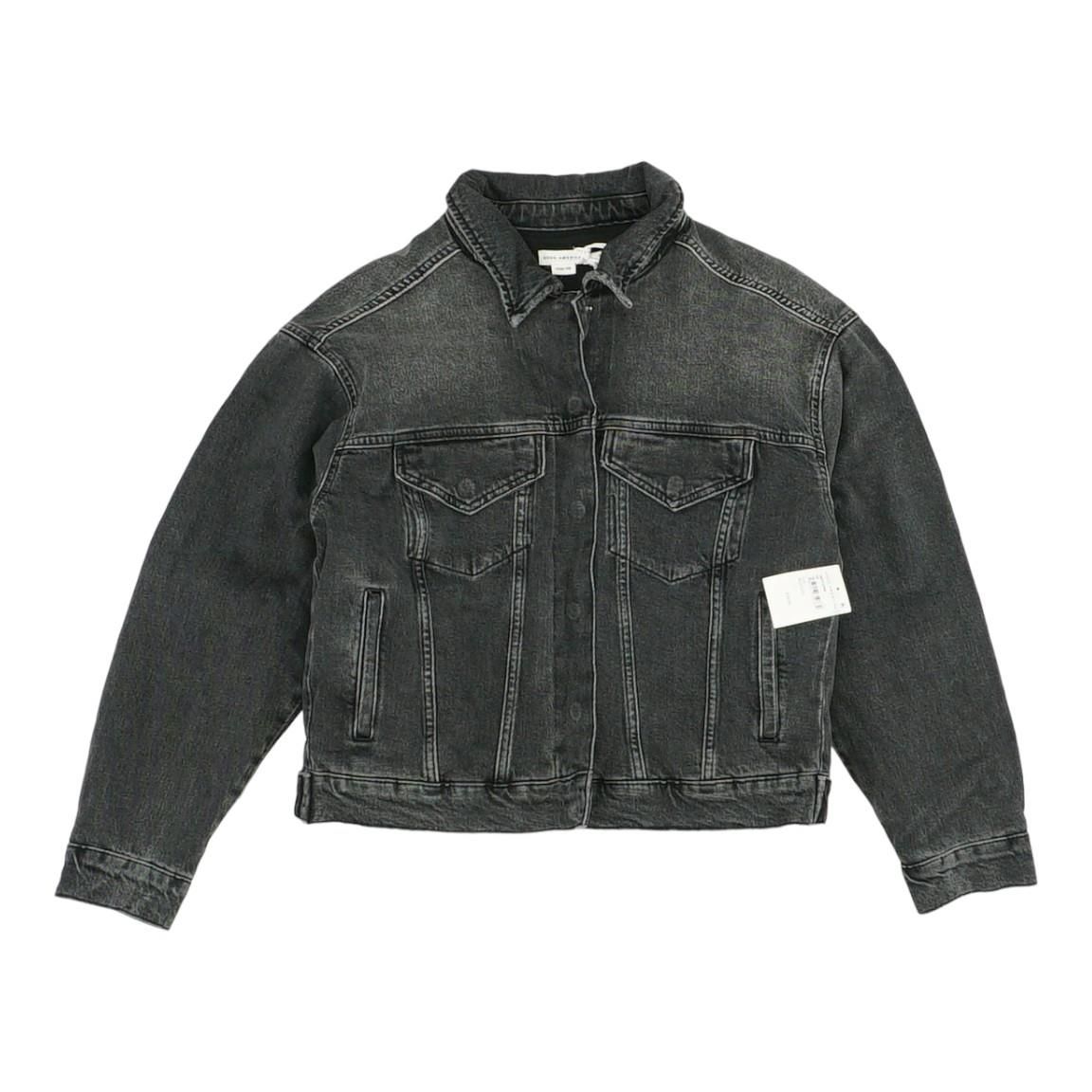 Black Solid Denim Jacket – Unclaimed Baggage