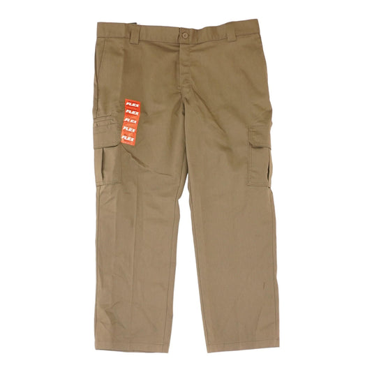 Brown Solid Cargo Pants