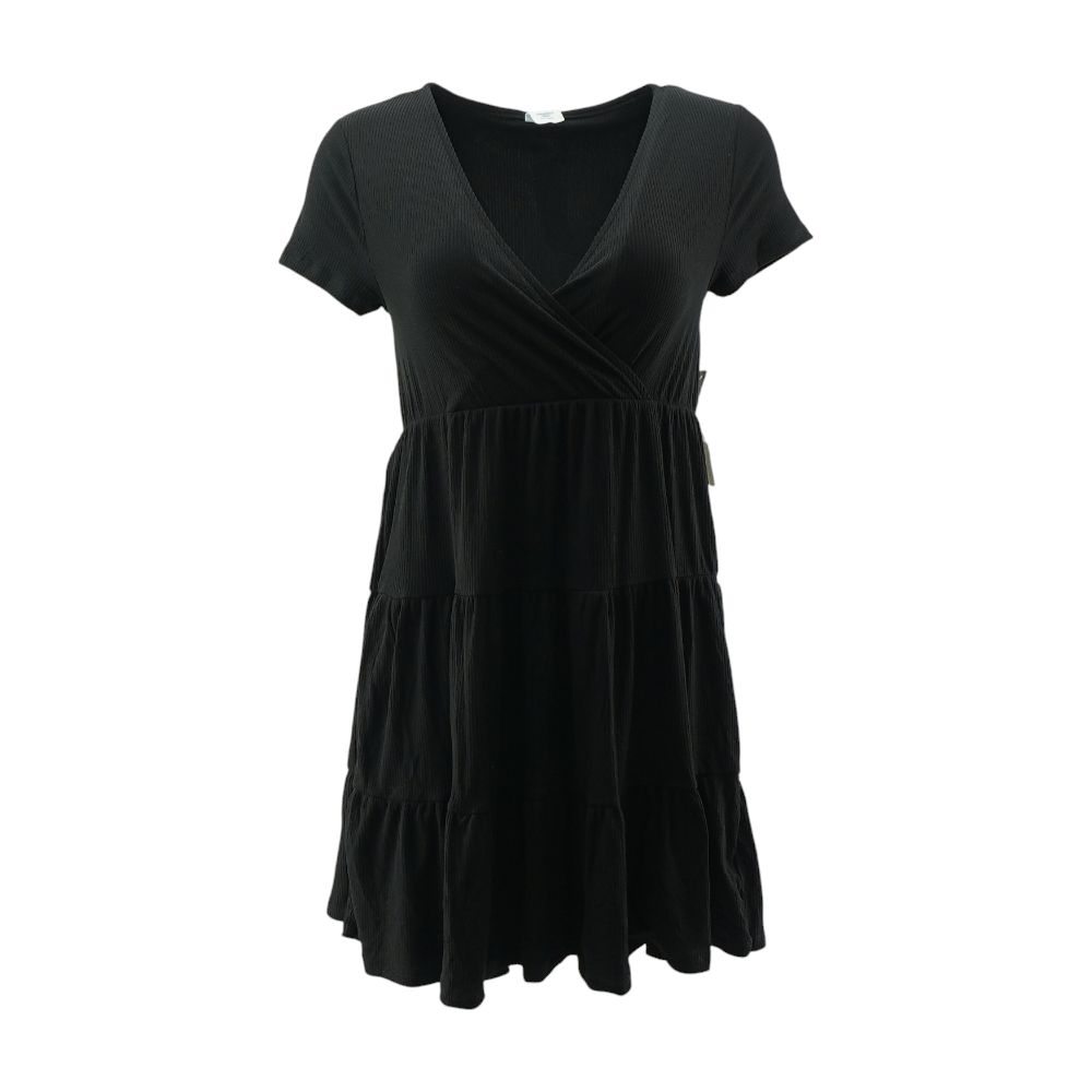 Black solid  Mini Dress
