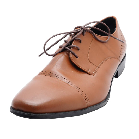 Luciano Cap Toe Brown Derby/oxford Shoes