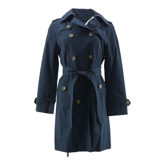 Navy Solid Topcoat Coat