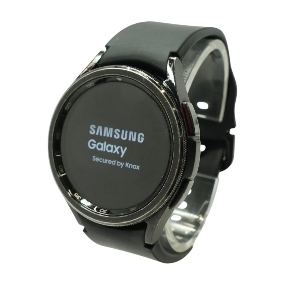 43mm Galaxy Watch6 Classic Black Smart Watch Black Band S/M 