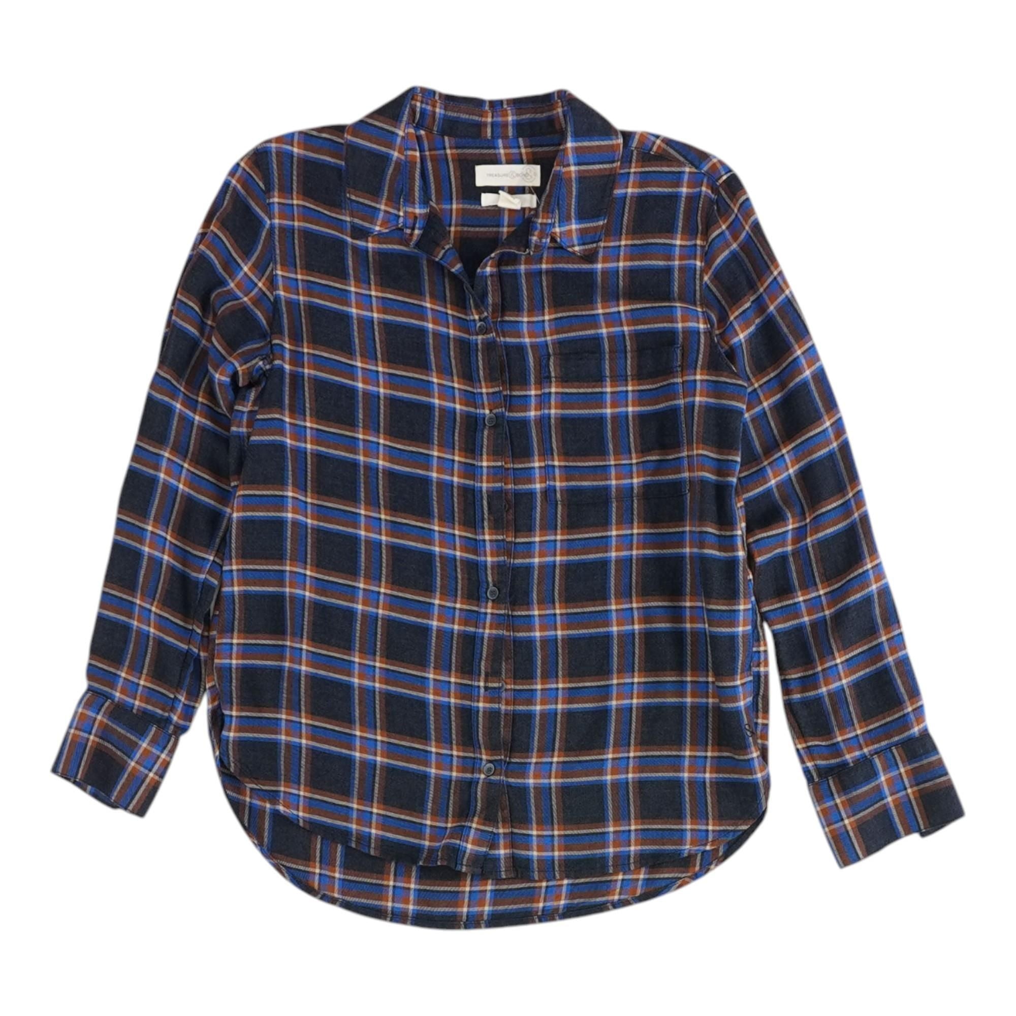Billings Blue Plaid Button Down main image 0