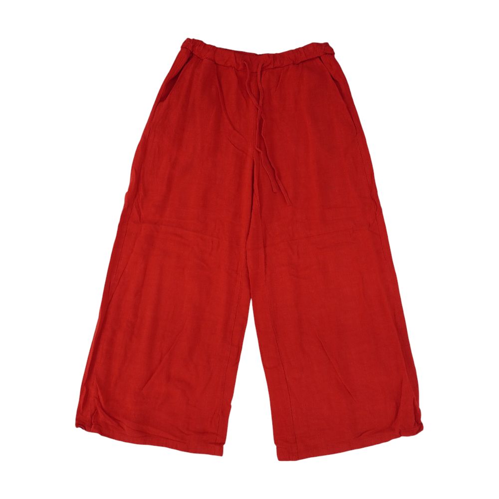 Red Casual Wide Leg Pants – Unclaimed Baggage
