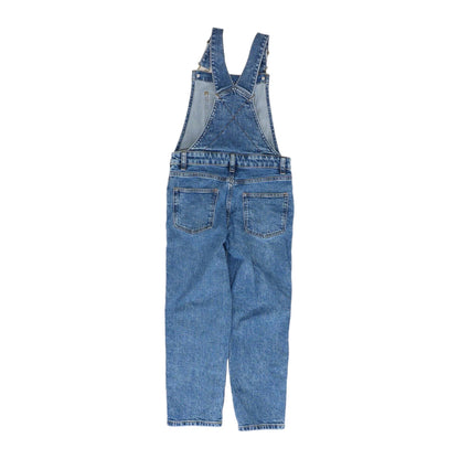 Blue Solid Overalls
