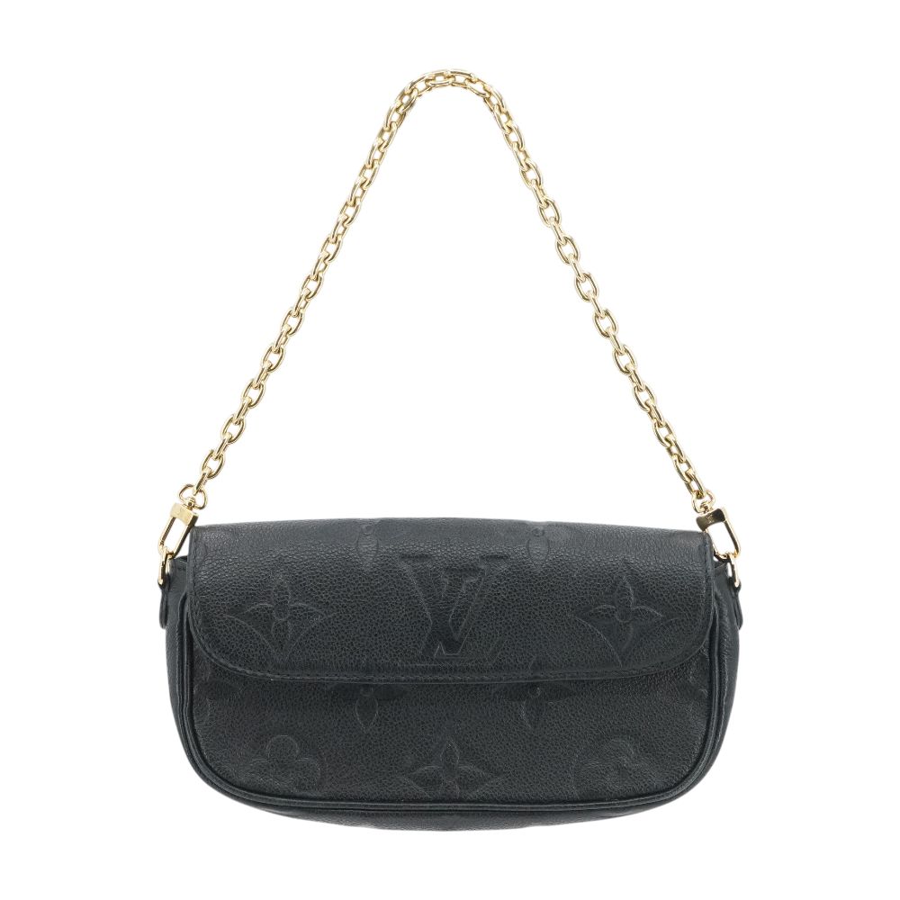 Black Wallet on Chain Ivy in Monogram Empreinte Leather