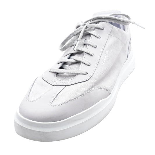 Grand Pro Rally Gray Canvas Lace Up Shoes
