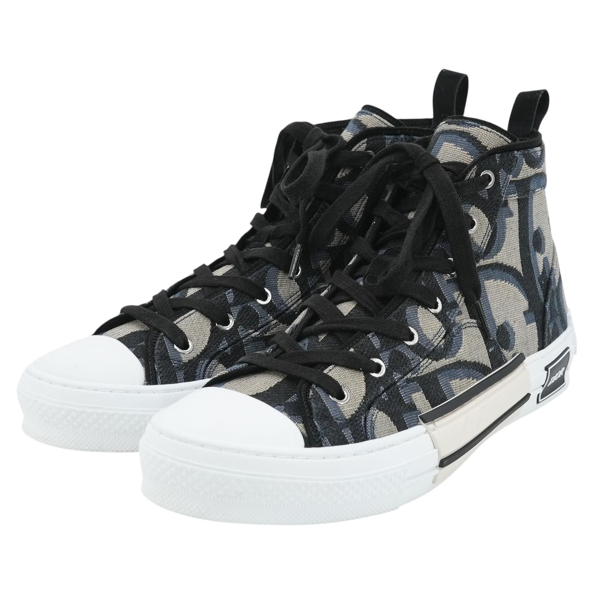 B23 Christian Dior Nike High Tops Beige/Black B23 League High-Top