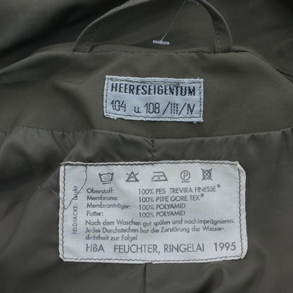 Vintage 1995 Green Solid German Army Coat