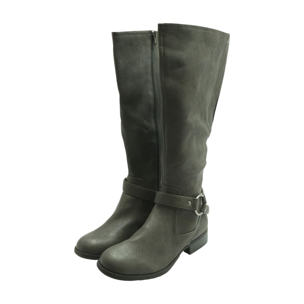 Gray Knee High Boots – Unclaimed Baggage