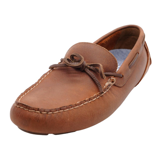 Davenport Brown Leather Slip On Shoes