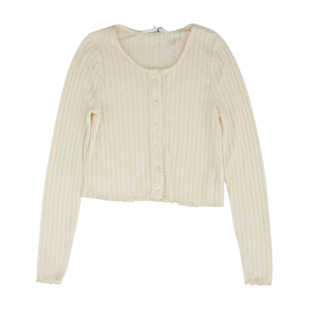 Ivory Eyelet Cardigan Sweater – Unclaimed Baggage
