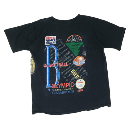 Vintage 1992 Black Graphic Crewneck T-Shirt