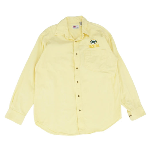Vintage Yellow Packers Long Sleeve Button Down