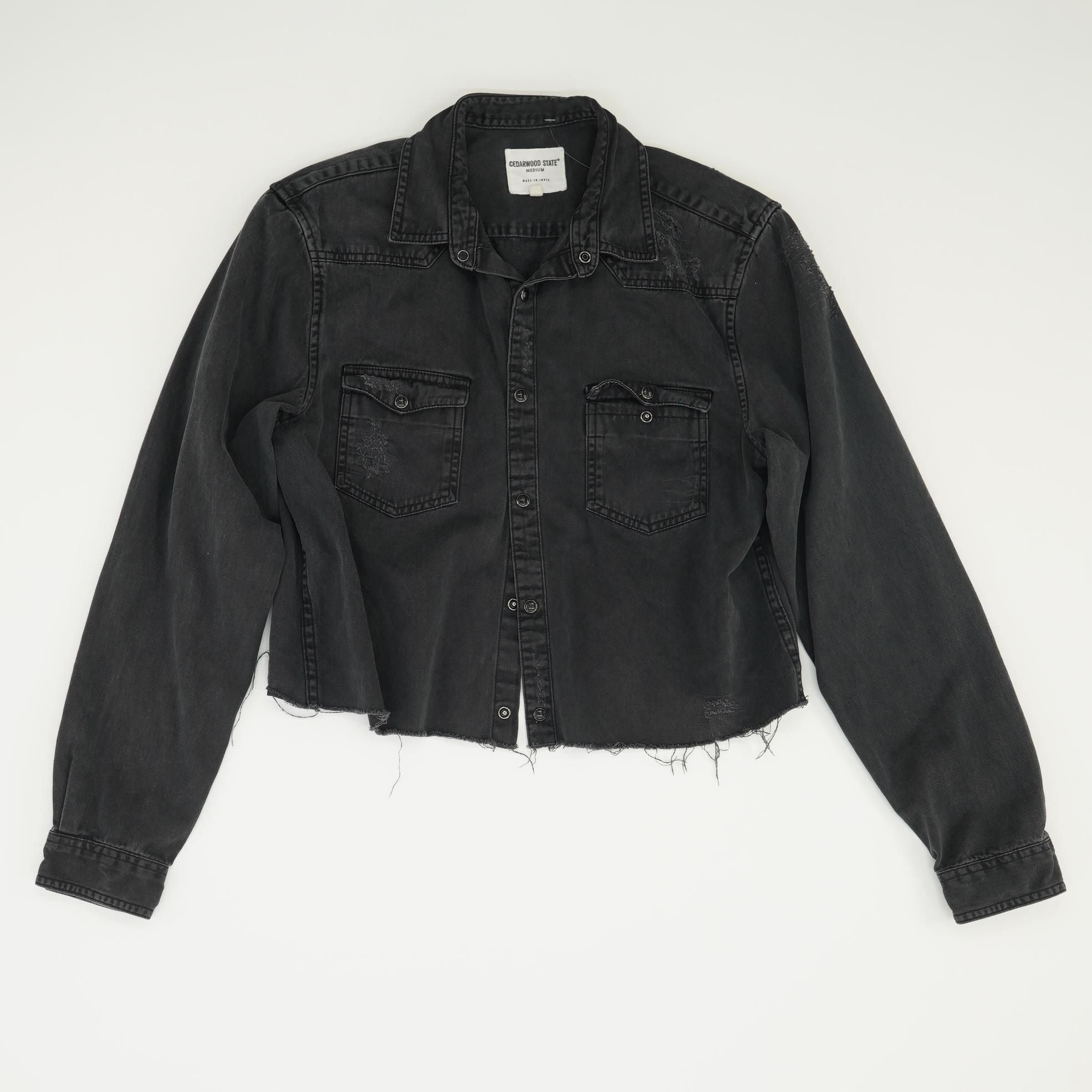 Charcoal Denim Jacket Unclaimed Baggage