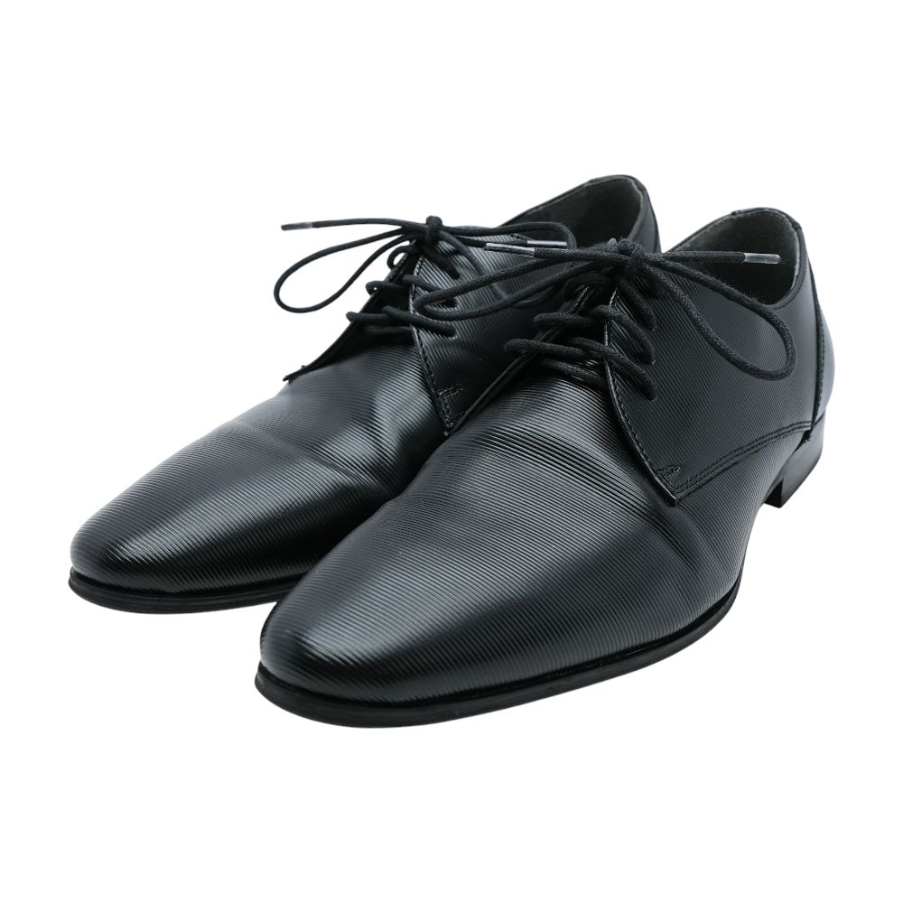 Black Leather Derby/oxford Dress Shoes – Unclaimed Baggage