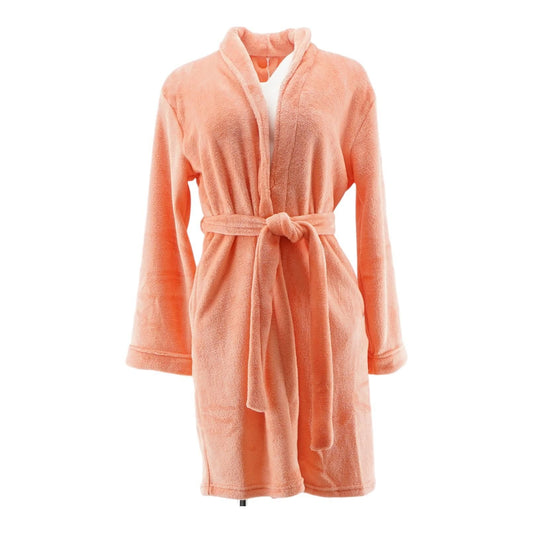 Coral Solid Robe