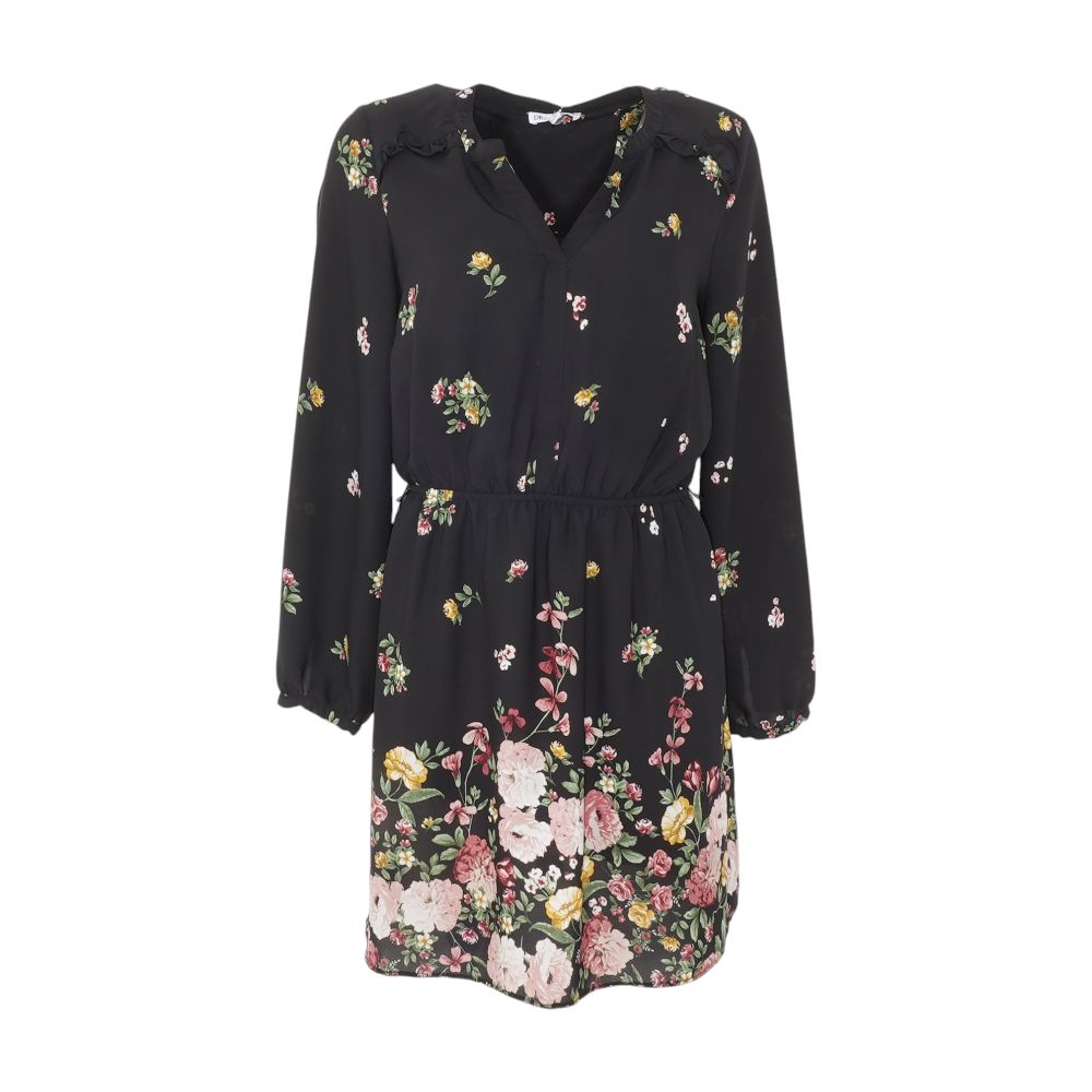 Black Floral Mini Dress – Unclaimed Baggage