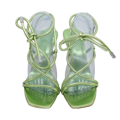 Green Rainia Pump Heels