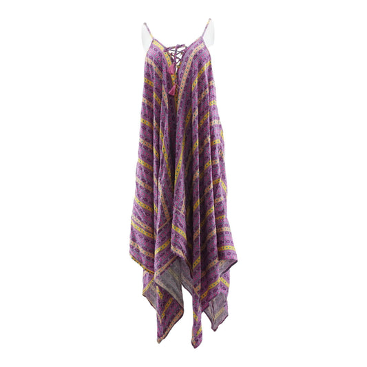 Lavender Striped Maxi Dress