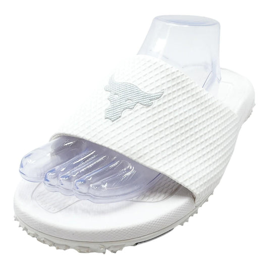 Project Rock Slide White Athletic Slide Sneaker