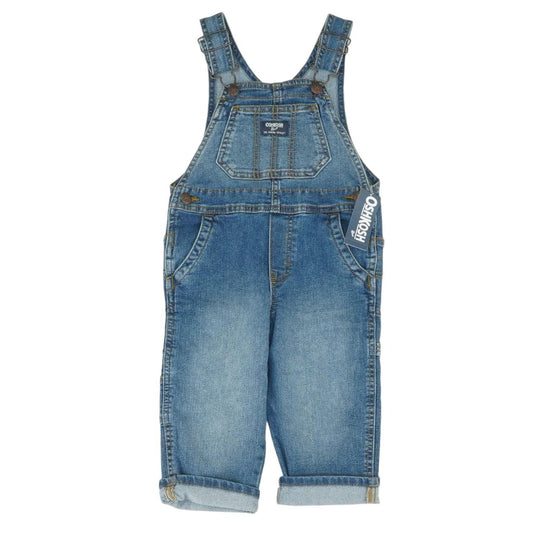 Blue Solid Overalls
