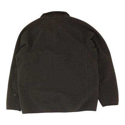 Black Solid Active Pullover Pullover