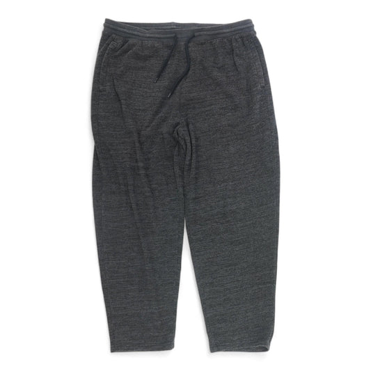 Gray Solid Sweatpants