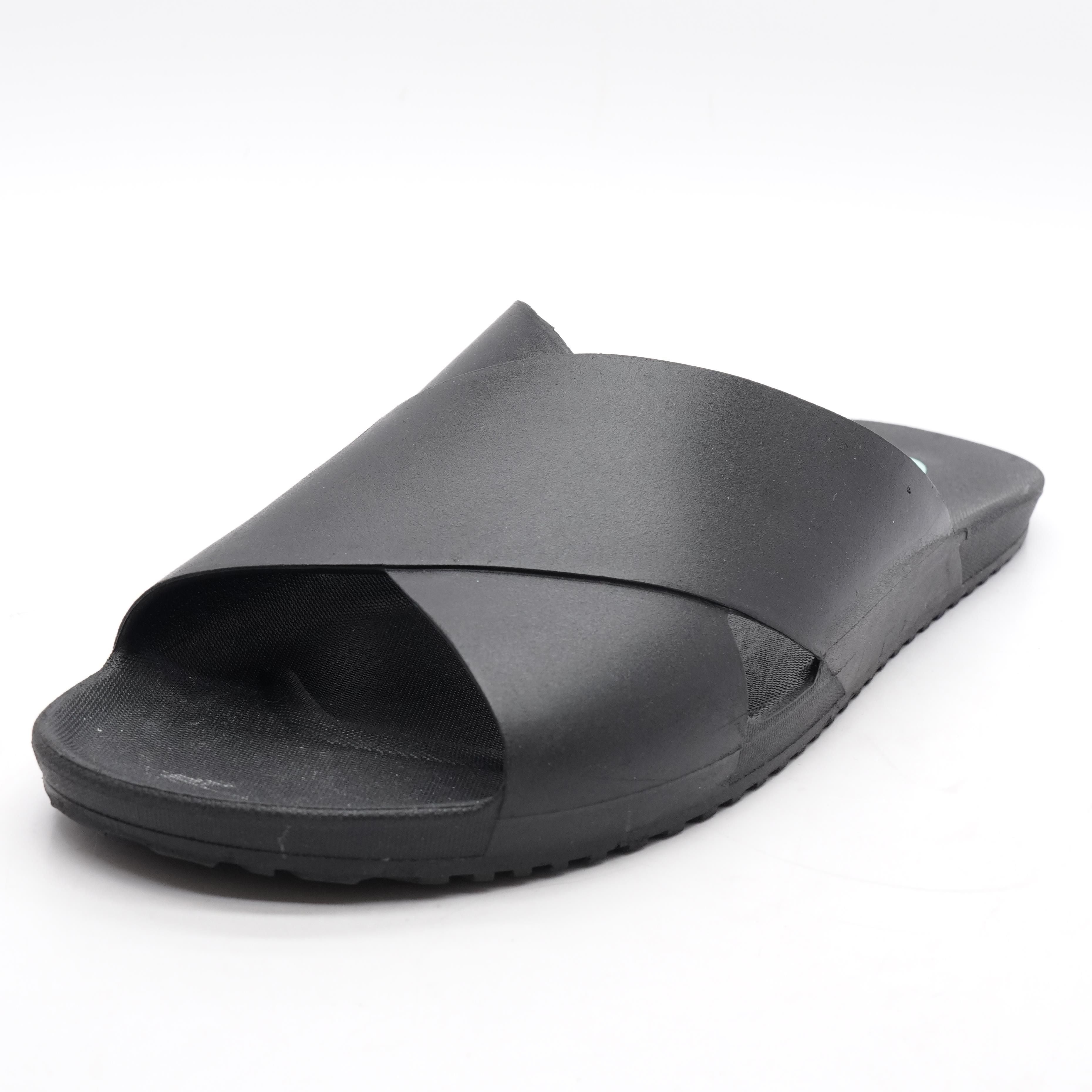 Black Casual Slide Sandals Unclaimed Baggage