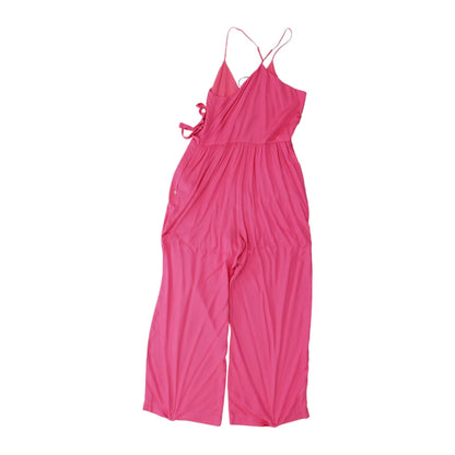 Pink Solid Jumpsuit