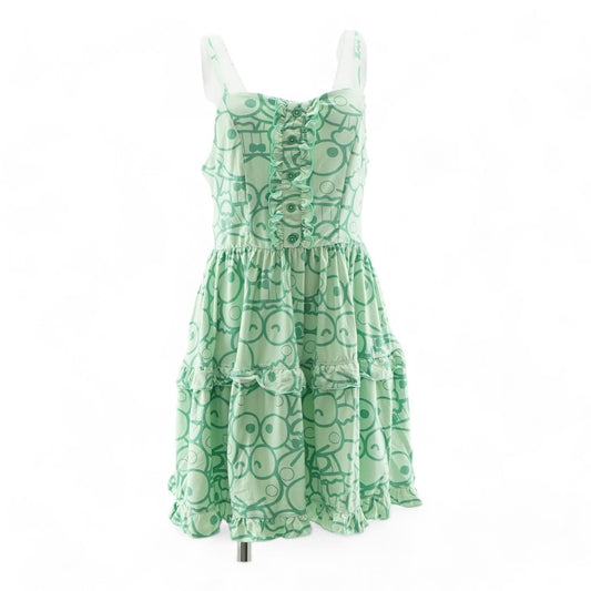 Green Misc Midi Dress