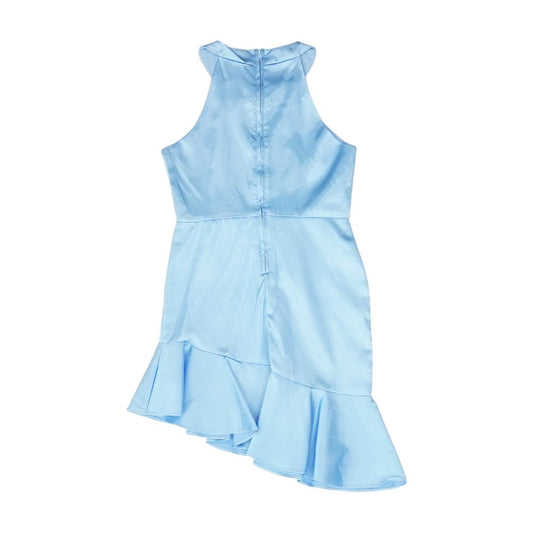 Hover Silver Solid Dress