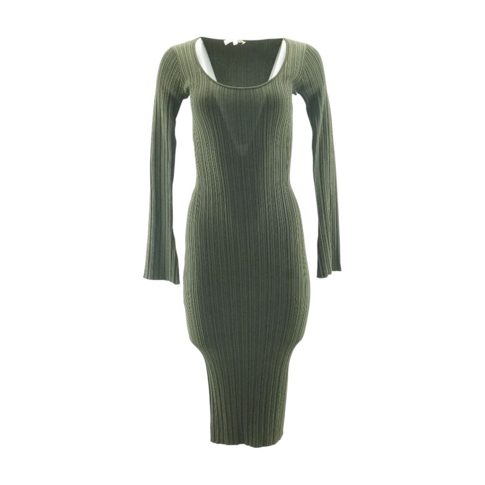 wayf green dress Midi – Unclaimed Baggage #A-line