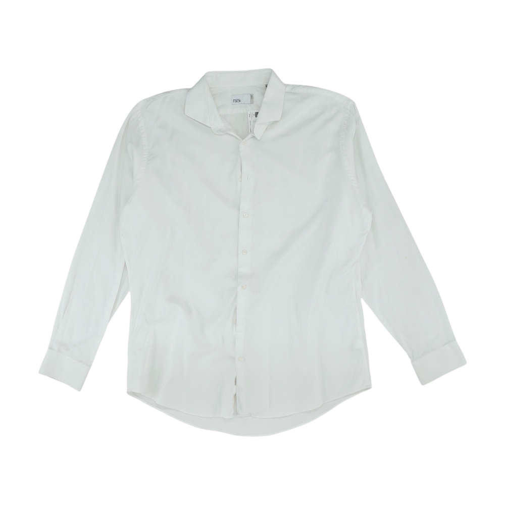 dress shirts nordstrom rack Nordstrom Rack trim fit Mens Dress Shirt Size 16 1/2 Navy Blue cotton blend