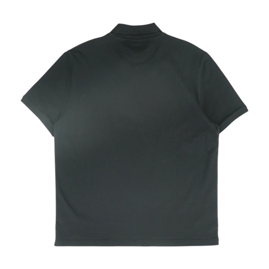 Hover Black Solid Short Sleeve Polo