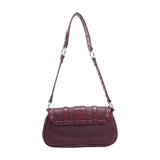 Hover Burgundy Handbag