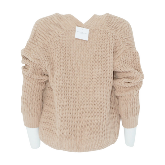 Hover Tan Cardigan Sweater