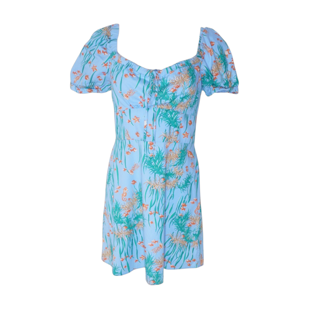 hvn cotton dress Kristin Cotton Button Down Dress  HVN