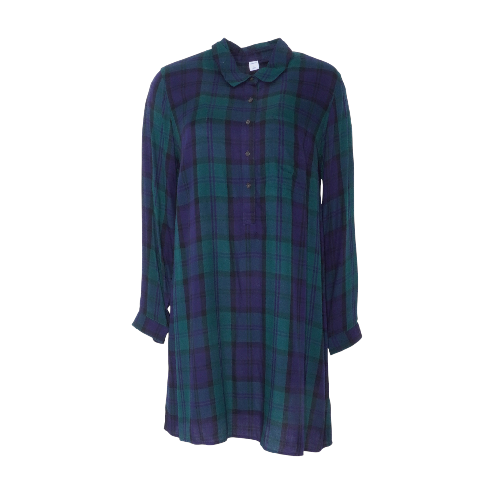 green plaid mini dress line shape create a Size:XL-XXL/16-18 FW7676L Salma Hayek Then &
