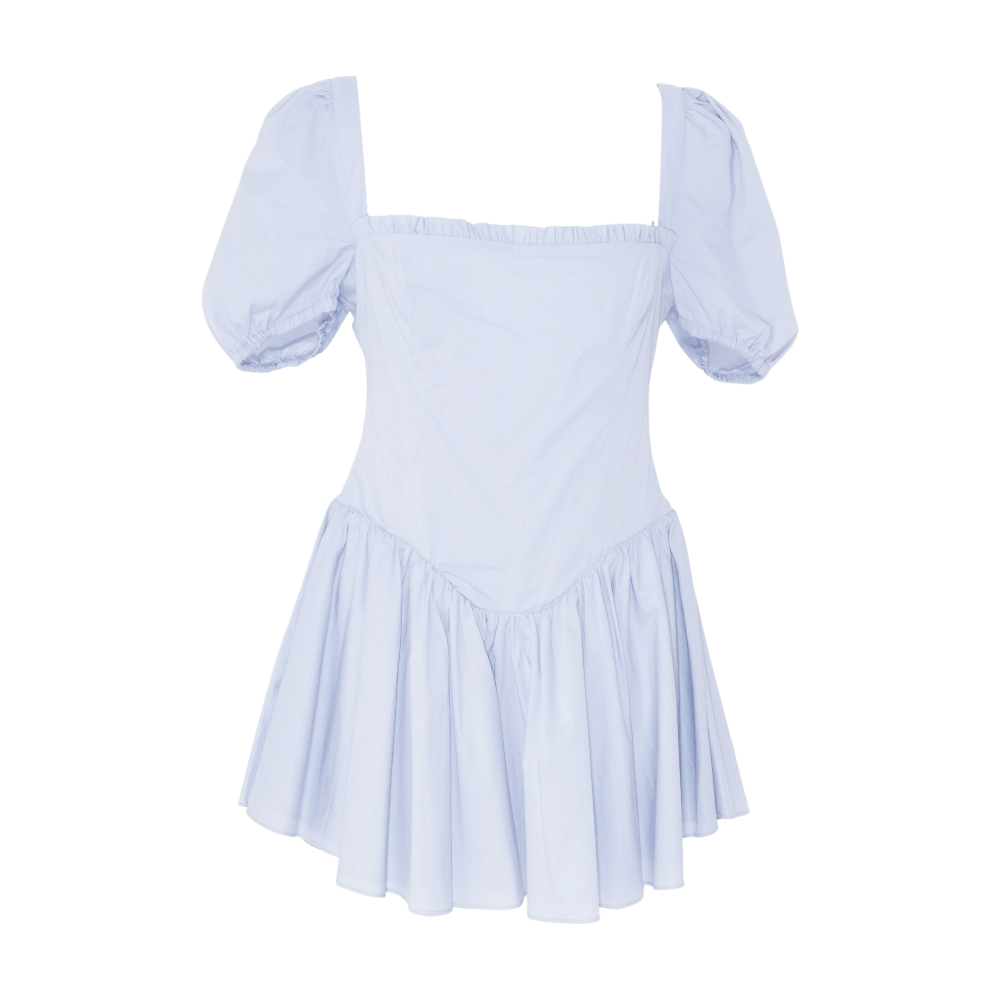 house of cb blue ruffle dress HOUSE OF CB ARIELA RUFFLE MAXI BLUE DRESS SIZE 8,10,12