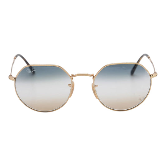 Hover Gold Jack Round Sunglasses