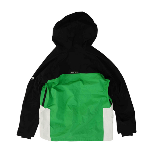Hover Green Color Block Rain Jacket