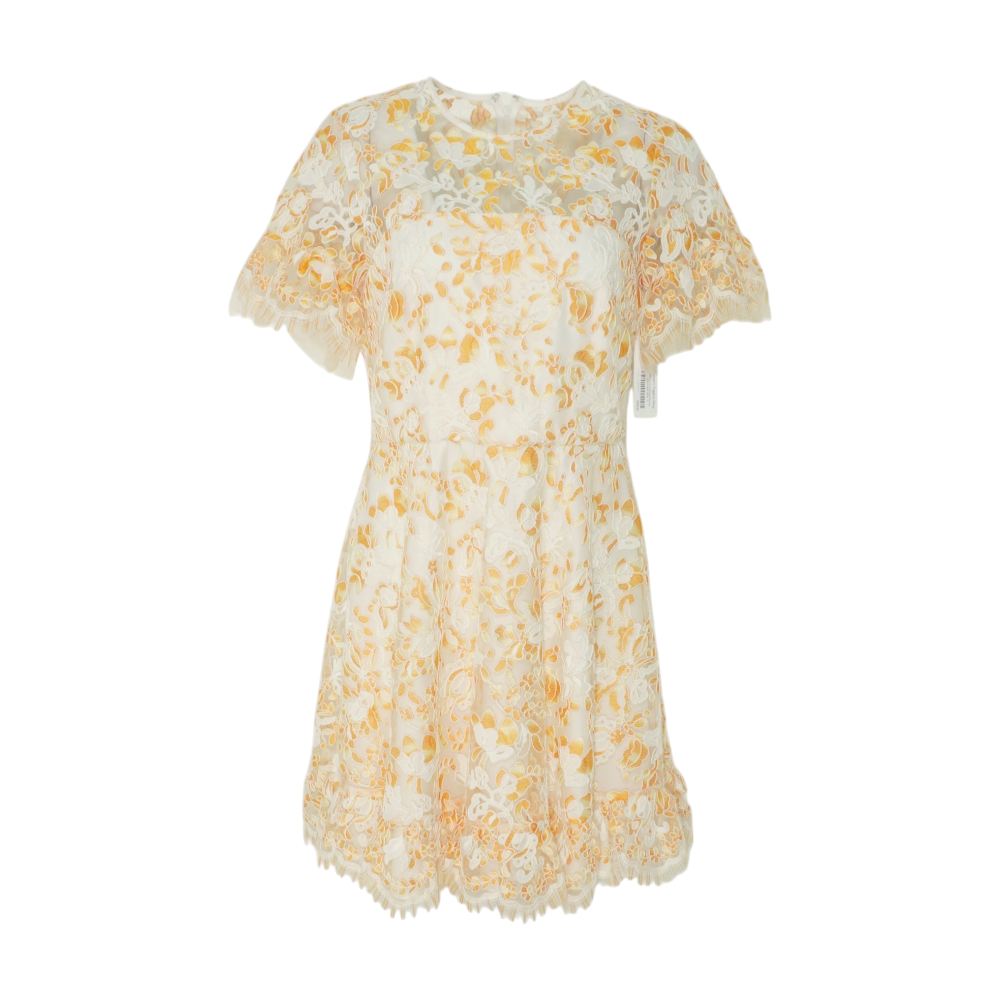 Sora Sunset Embroidered Lace Mini Dress