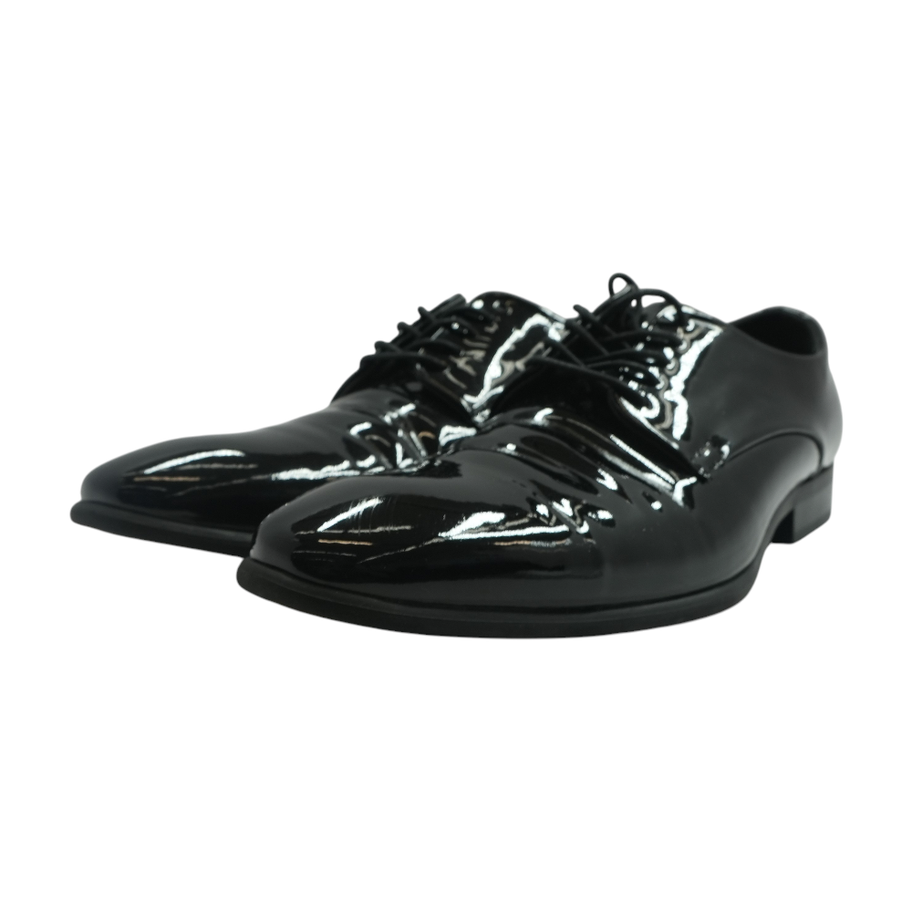 Black Lace-Up Dress Shoes