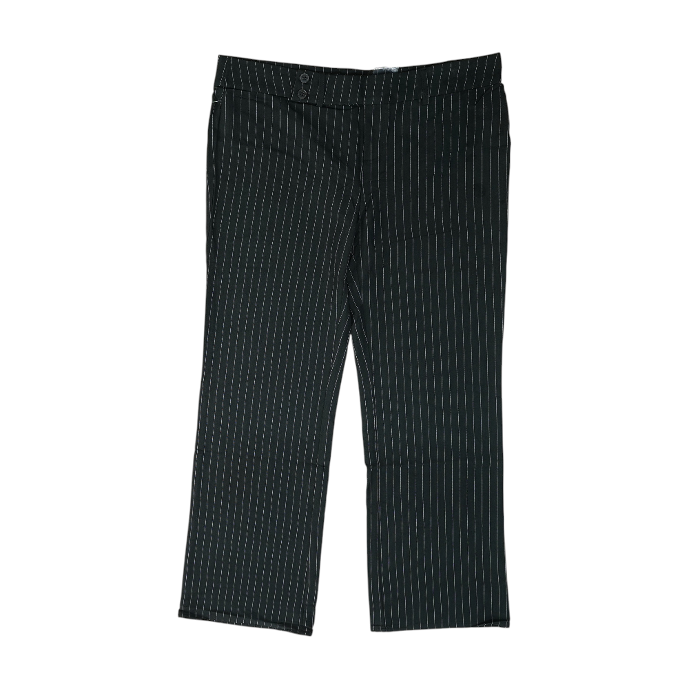 black striped dress pants Gray Pants with White Stripes