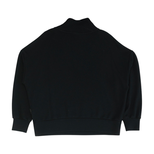 Hover Black Solid 1/4 Zip Pullover